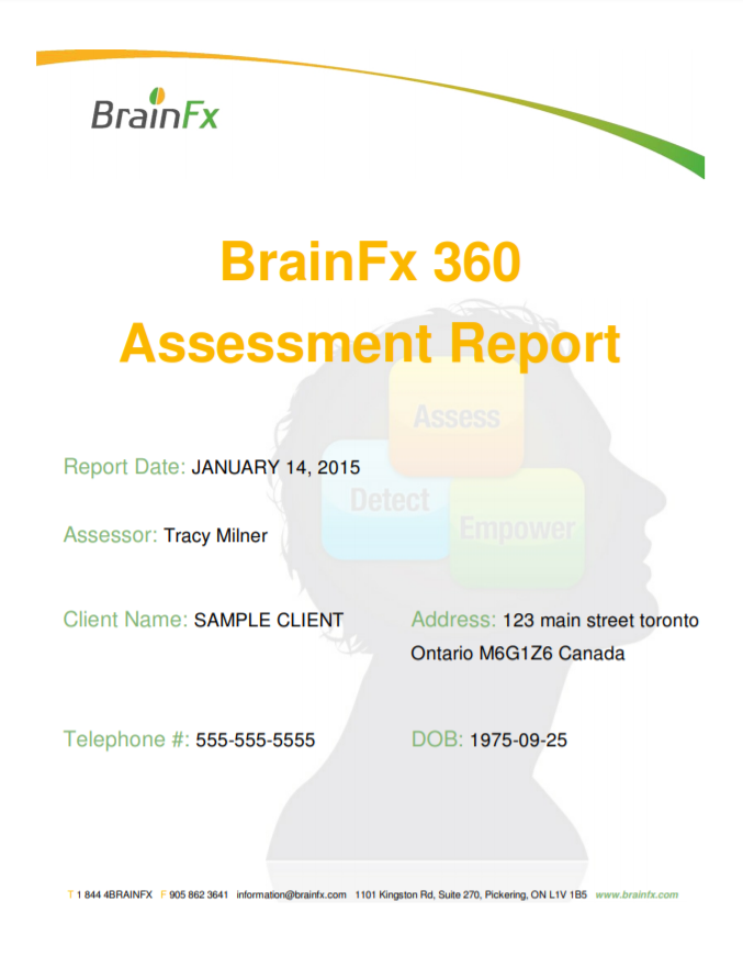 BrainFx 360 Sample Report